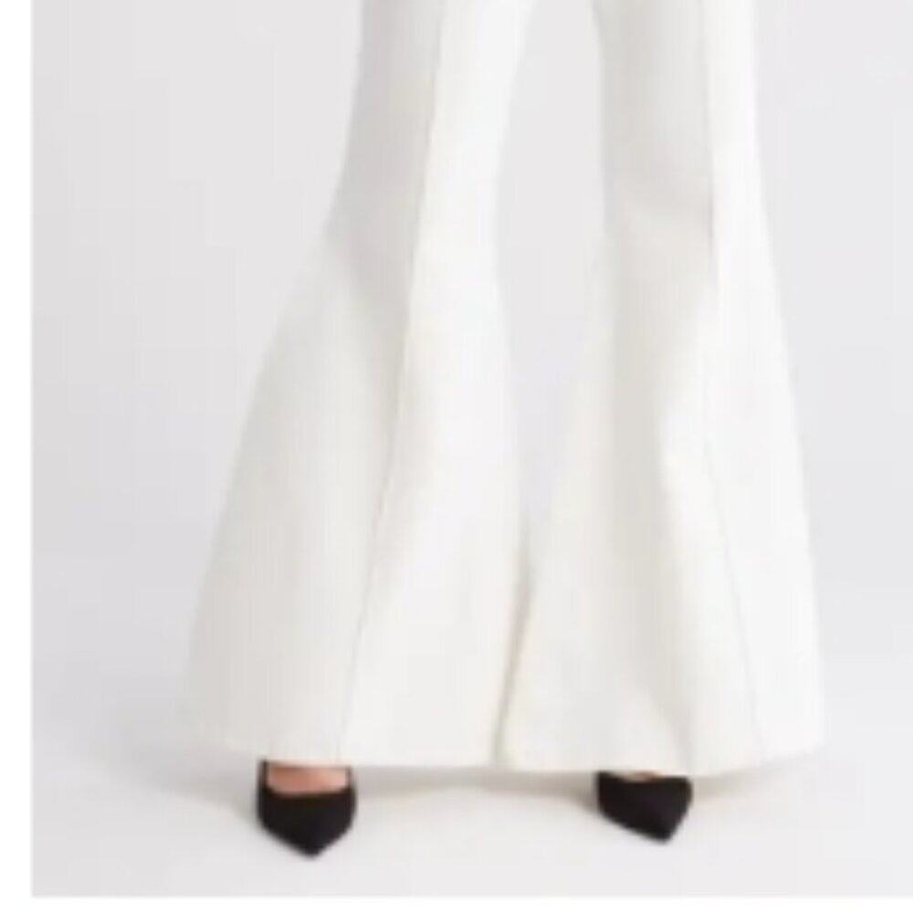 FRAME The Extreme Trouser Natural Clean Denim Flare Leg Jeans - Picture 3 of 5